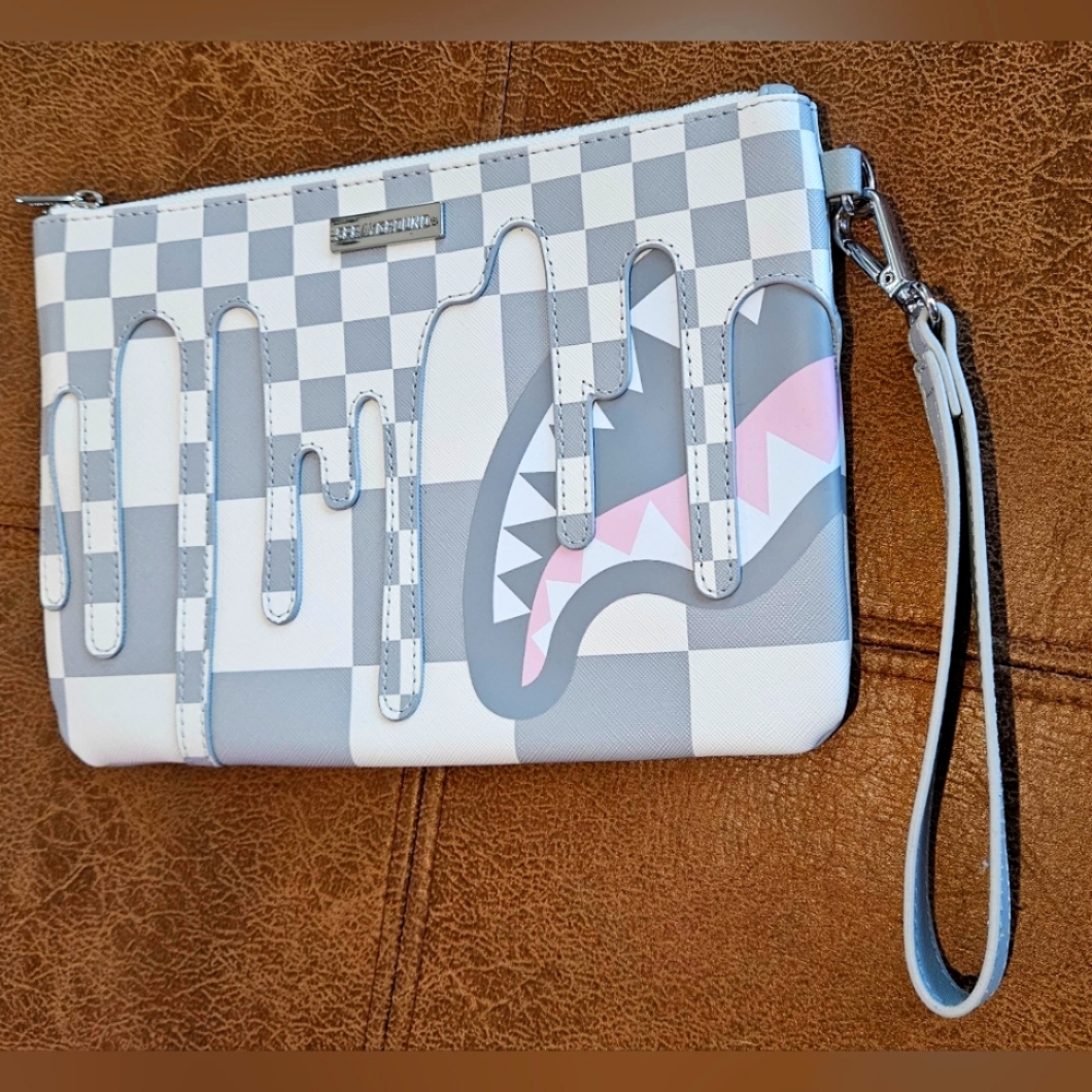 Sprayground XTC LA PALAIS CROSSOVER CLUTCH Checkered